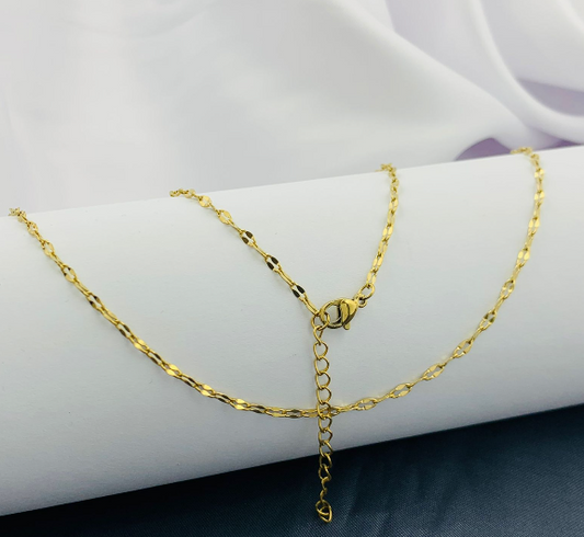 CADENA ACERO INOXIDABLE DORADO 50CM