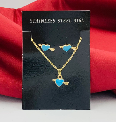 JUEGUITO COVER GOLD CORAZON FLECHADO