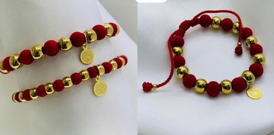 PULSERA NEOPRENO ACERO INOXIDABLE MEDALLA