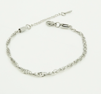 PULSERA ACERO INOXIDABLE PLATEADO