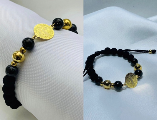 PULSERA ACERO INOXIDABLE MEDALLA