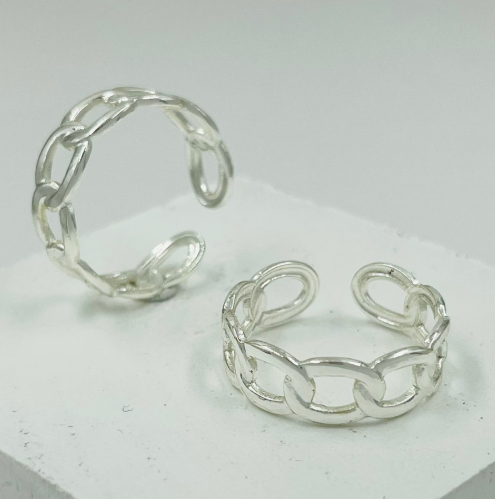 ANILLO ACERO INOXIDABLE PLATIZADO