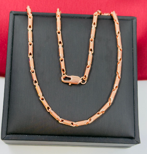 CADENA RODIO RUSTICA BARRIL ROSA