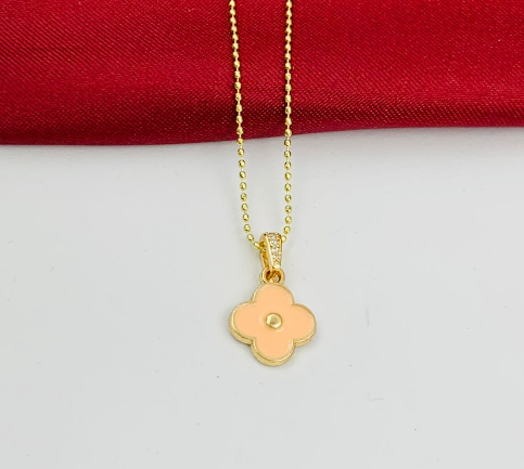 DUO RODIO VAN CLEF ROSA DORADO