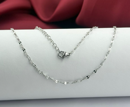 CADENA ACERO INOXIDABLE PLATEADO LLUVIA 50CM