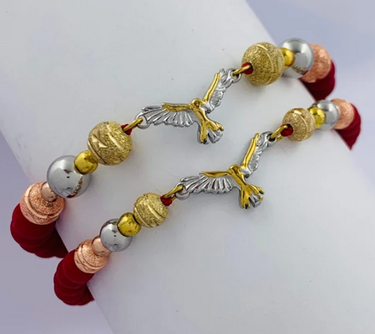 PULSERA NEOPRENO RODIO PAJARO