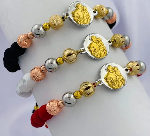 PULSERA NEOPRENO RODIO MEDALLA SAN JOSE