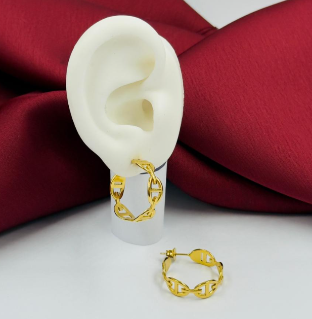 CANDONGA ACERO INOXIDABLE HUEQUITOS DORADO