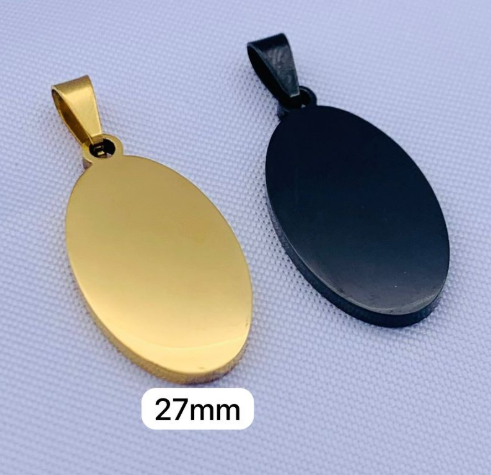 PLACA MEDALLA ACERO INOXIDABLE