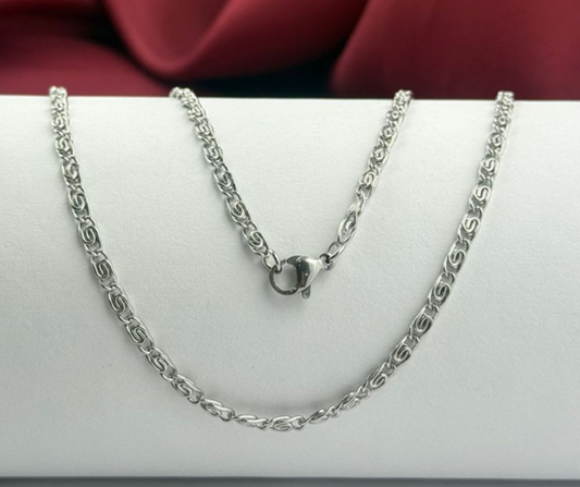 CADENA ACERO INOXIDABLE CARACOL GRUESA 60CM