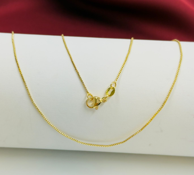 CADENA DELGADA TRADICIONAL 45CM DORADO