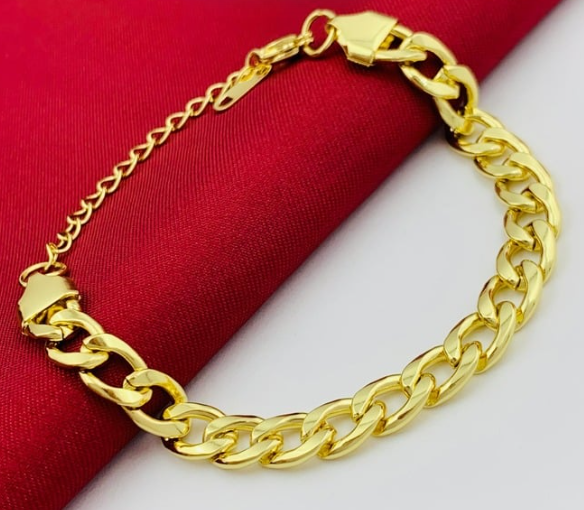 PULSERA RODIO CUBANA GRUESA