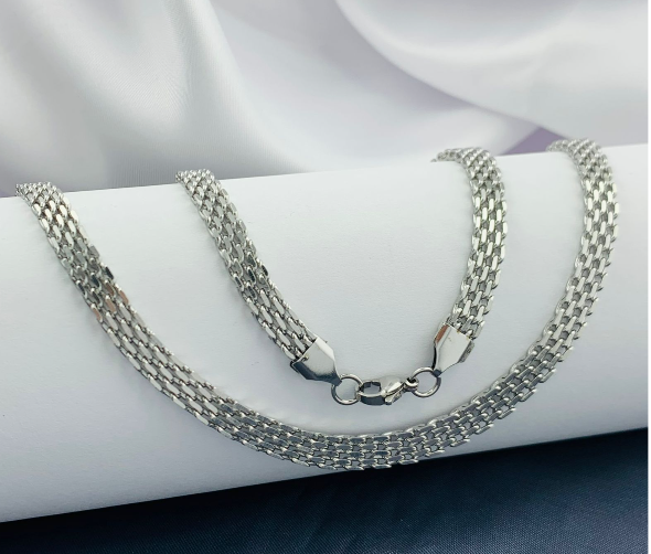 CADENA ACERO INOXIDABLE PLATEADA CHINESCA 60CM