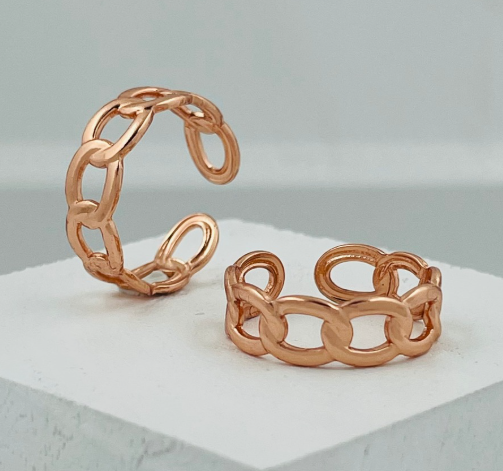 ANILLO ACERO INOXIDABLE ROSA