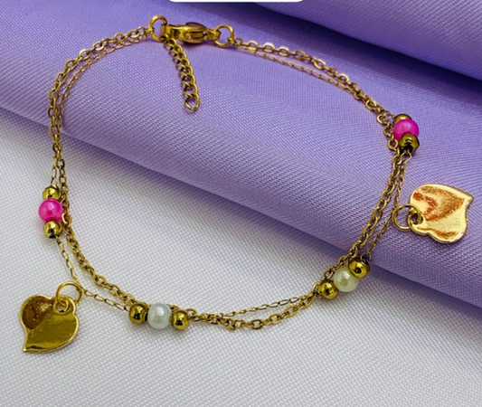 PULSERA ACERO INOXIDABLE DORADO