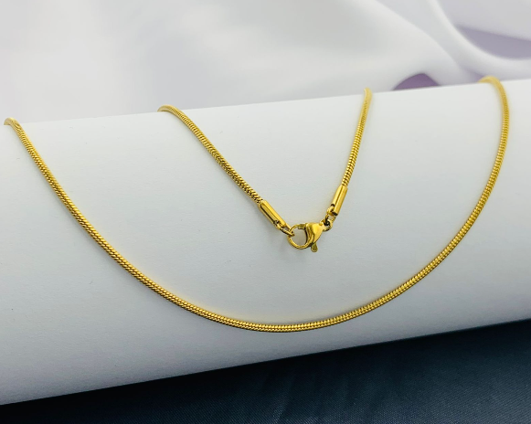 CADENA ACERO INOXIDABLE DORADO 60CM