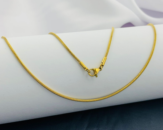 CADENA ACERO INOXIDABLE DORADO 60CM