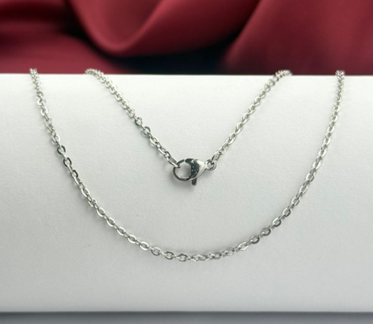 CADENA ACERO INOXIDABLE ECONOMICA PLATEADA 60M