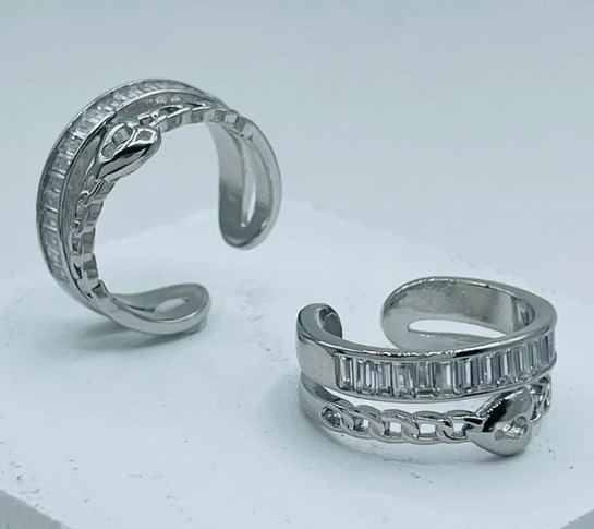 ANILLO RODIO PLATEADO CIRCON CORAZON