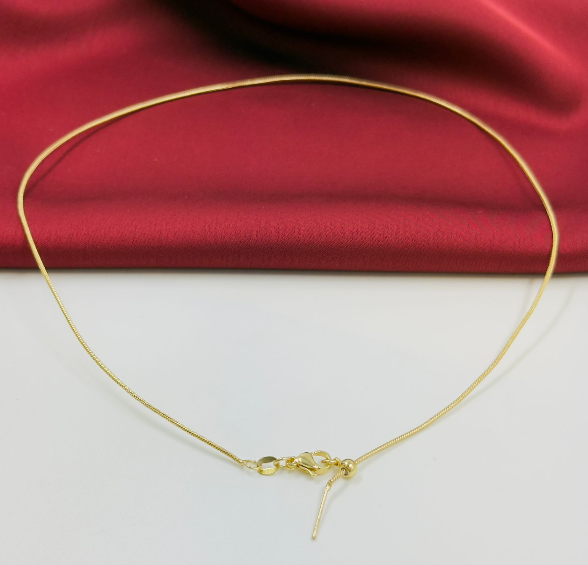CADENA RODIO PALO GRADUABLE DORADO 50CM