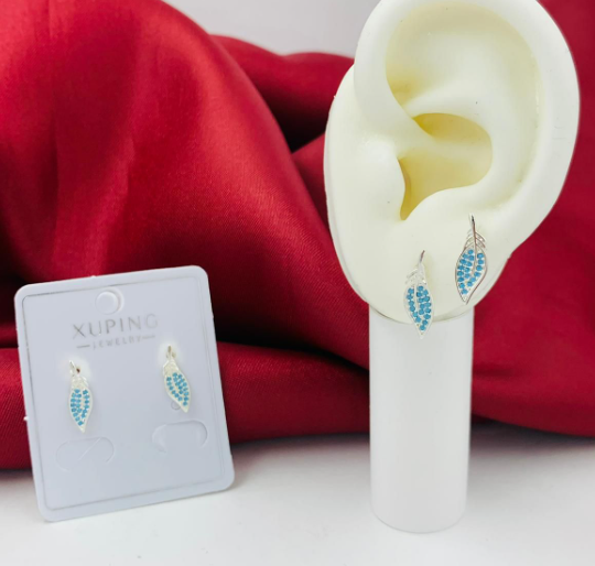 TOPO RODIO HOJA AZUL