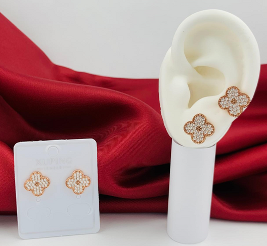 TOPO RODIO VAN CLEF ROSA CIRCON