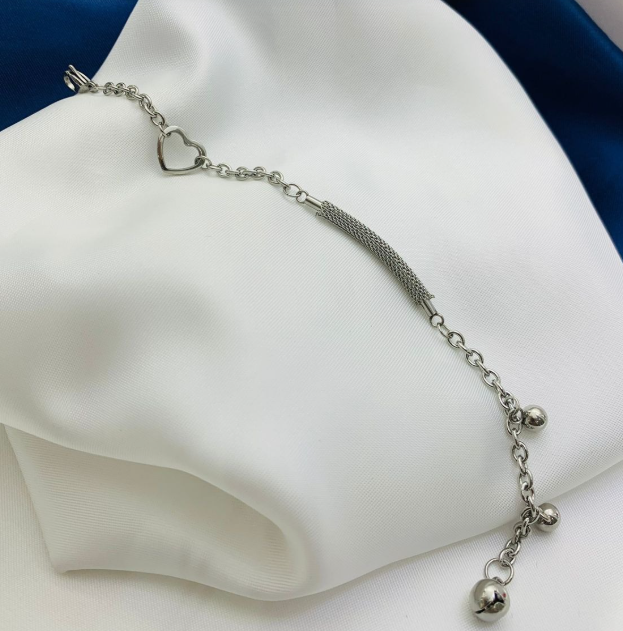 PULSERA ACERO INOXIDABLE PLATEADO