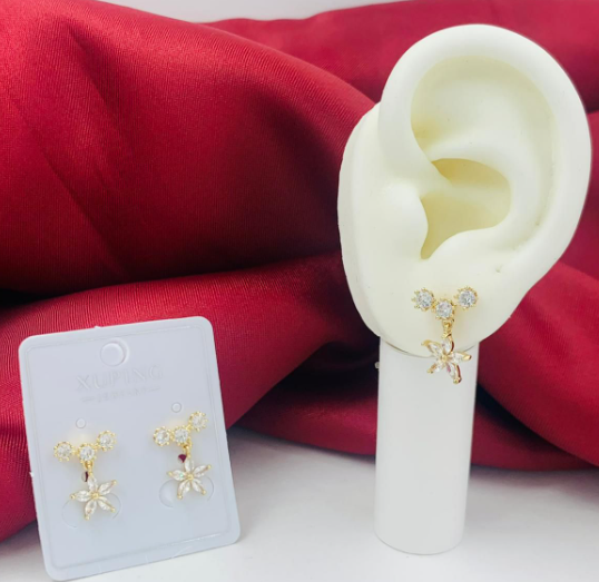 TOPO RODIO FLOR COLGANTE