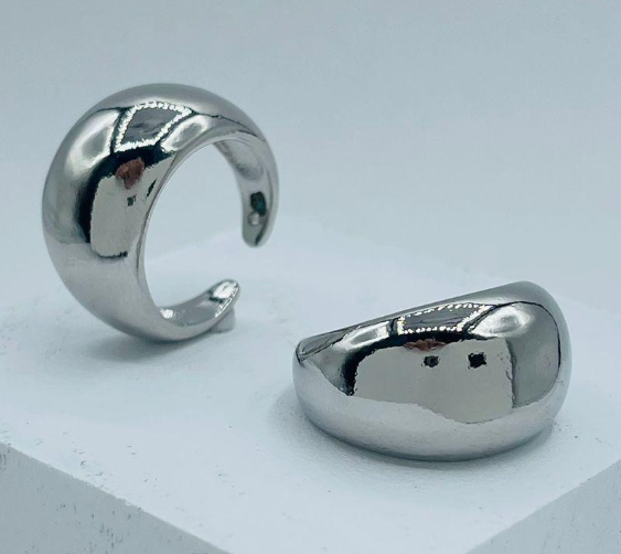 ANILLO RODIO PLATEADO LISO