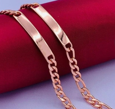 PLACA ACERO INOXIDABLE PULSERA MEDIANA