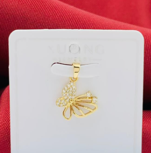 DIJE RODIO MARIPOSA DORADO