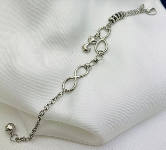 PULSERA ACERO INOXIDABLE PLATEADO