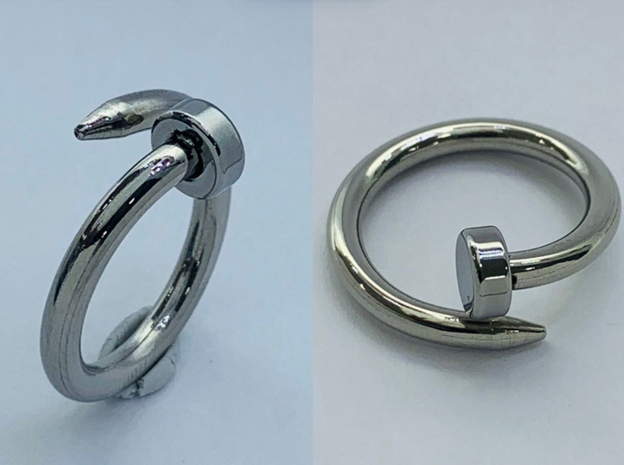 ANILLO ACERO INOXIDABLE PLATEADO