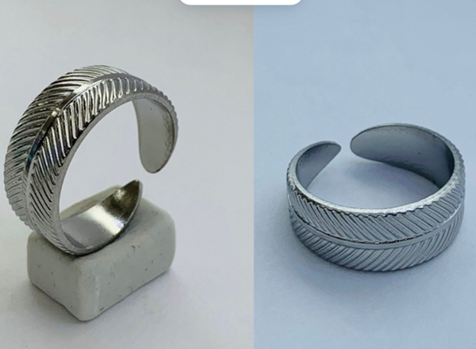 ANILLO ACERO INOXIDABLE PLATEADO