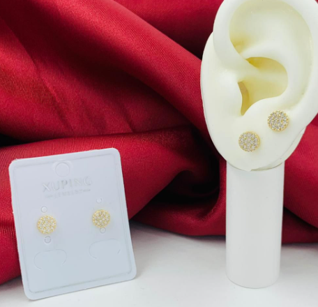 TOPO RODIO CIRCON DORADO