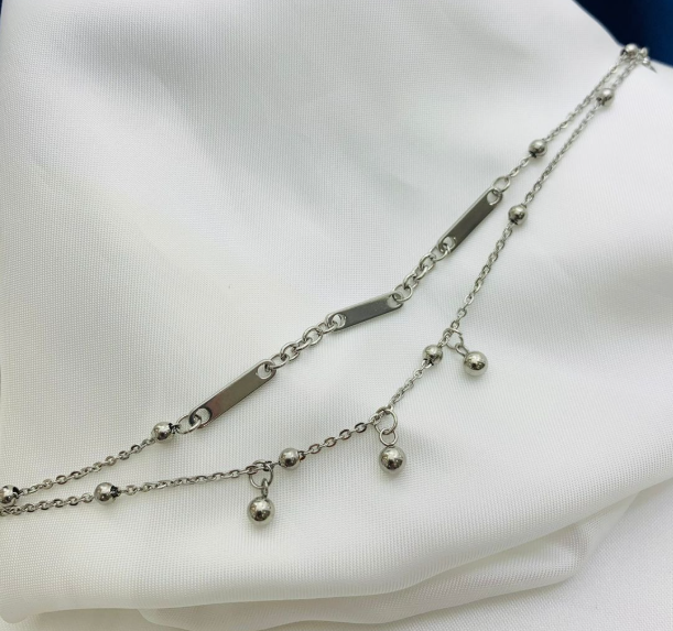 PULSERA ACERO INOXIDABLE PLATEADO