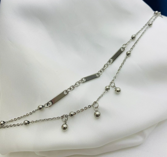 PULSERA ACERO INOXIDABLE PLATEADO