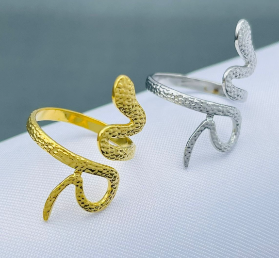 ANILLO ACERO INOXIDABLE SERPIENTE