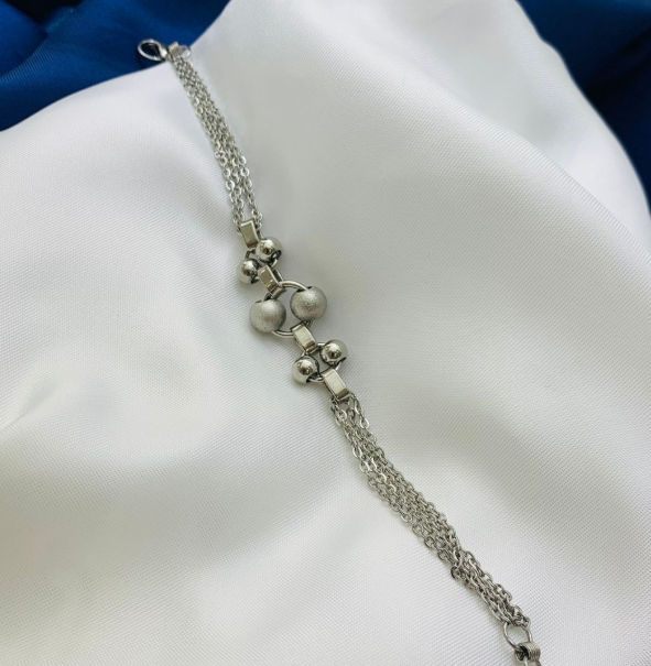 PULSERA ACERO INOXIDABLE PLATEADO