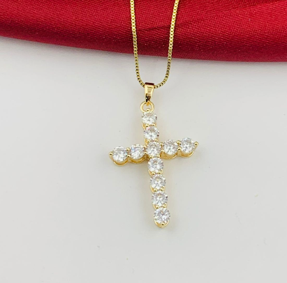 DUO RODIO CRUZ CIRCONES