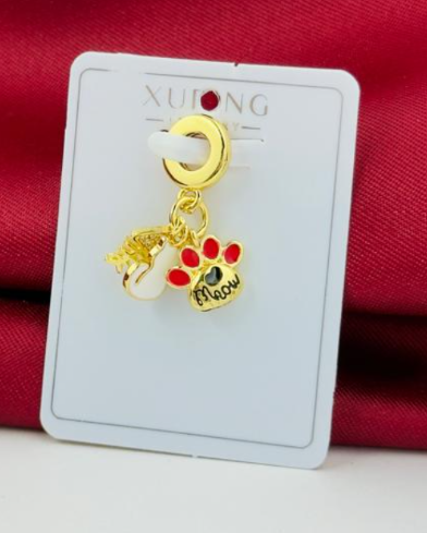 DIJE RODIO 3 FIGURAS GATO PANDORA