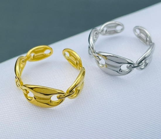 ANILLO ACERO INOXIDABLE TIPO GUCI