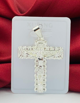 DIJE RODIO CRUZ CPLATIZADO CRISTO