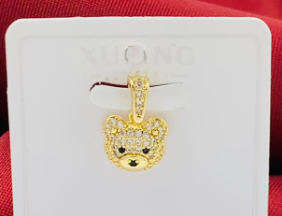 DIJE RODIO OSO DORADO