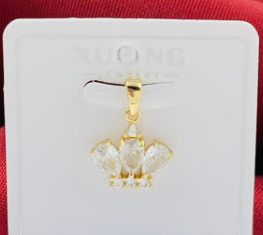 DIJE RODIO CORONA DORADO