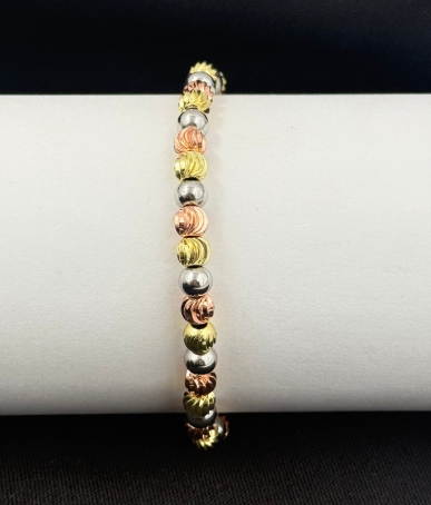 PULSERA RODIO 3 OROS