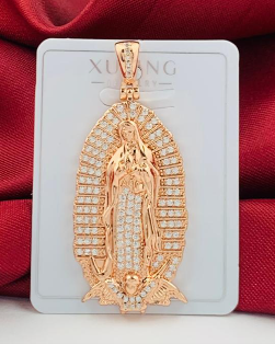 DIJE RODIO VIRGEN MARIA CIRCONES GRANDE