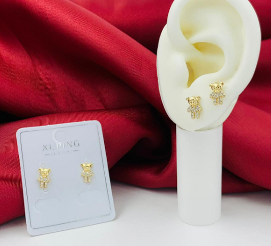 TOPO RODIO OSO DORADO CIRCON