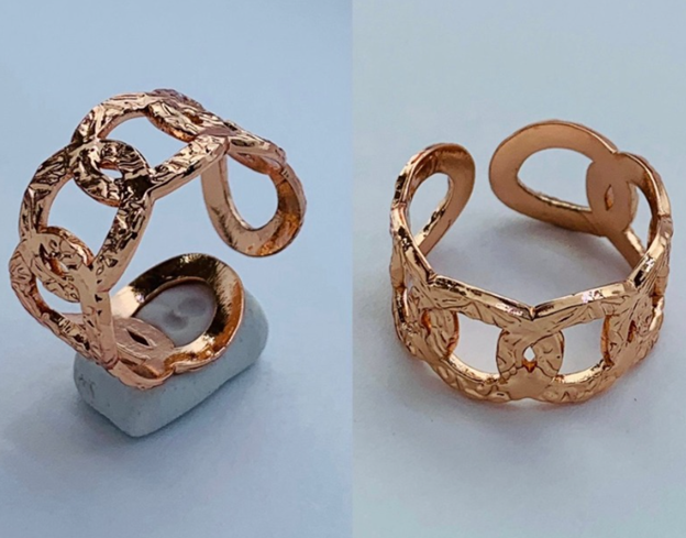 ANILLO ACERO INOXIDABLE ROSA