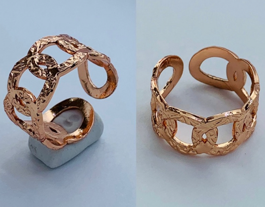 ANILLO ACERO INOXIDABLE ROSA